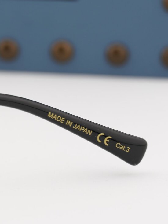 Gucci GG1853S 001 Oval Sunglasses – Gold / Grey main image 12